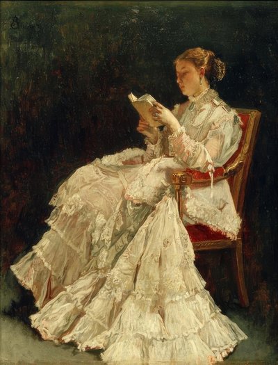 A. Stevens, La lectora de Alfred Emile Stevens